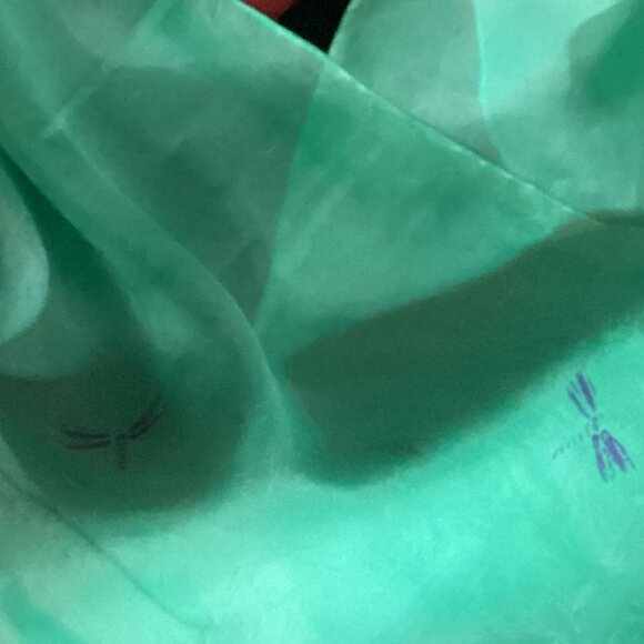 Four 100% silk Hand dyed 
 scarves - Picture 2 of 8